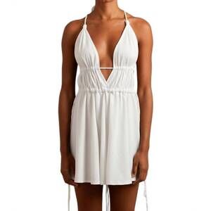 NEW CARAVANA astu mini dress in natural